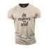 Men's He Restores My Soul Cotton T-Shirt